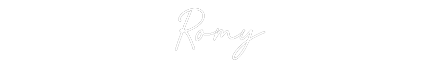 Custom Neon: Romy