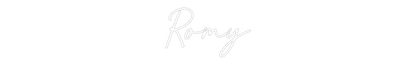 Custom Neon: Romy